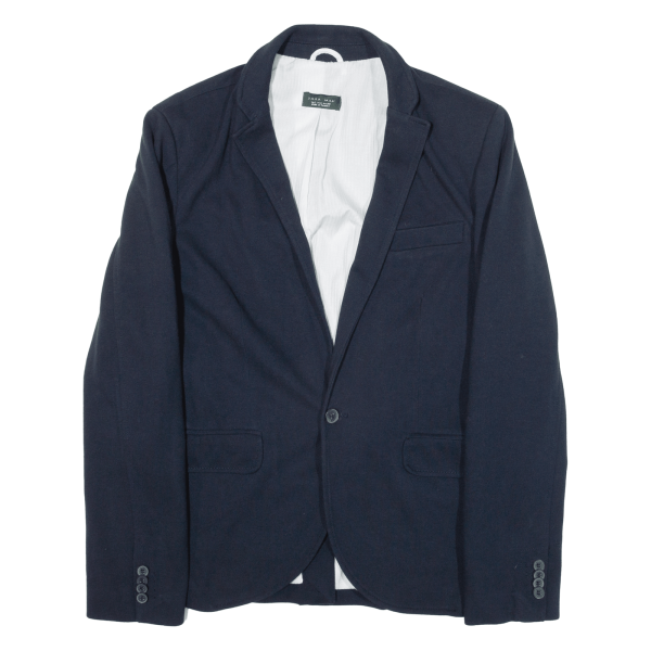 ZARA Man Mens Blazer Jacket Blue L Discount