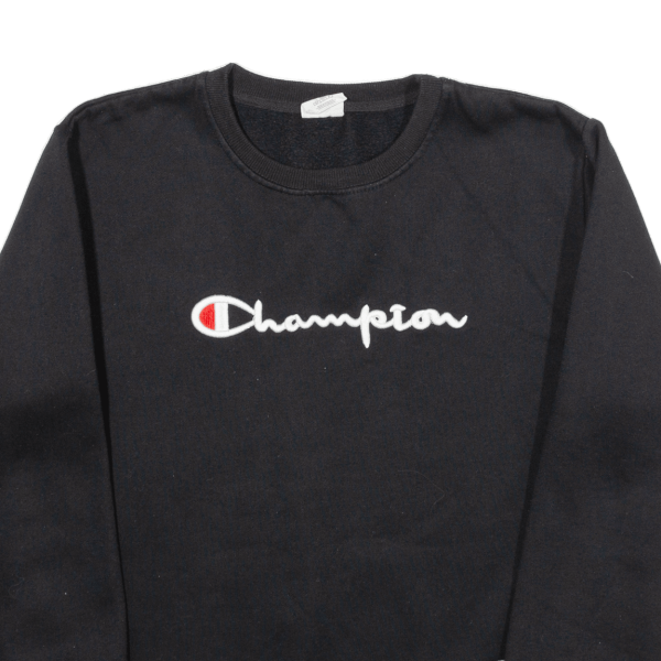 CHAMPION Womens Sweatshirt Black 2XL Online now