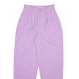 Womens Trousers Purple Relaxed Tapered W24 L28 Sale