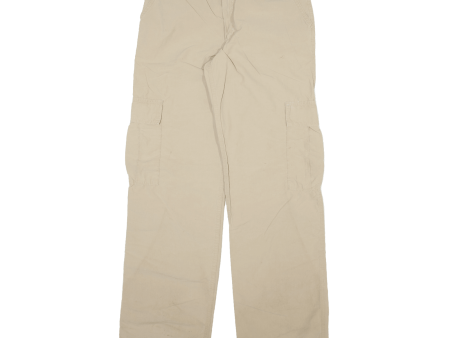 CARHARTT Cargo Womens Trousers Beige Relaxed Straight W30 L31 Online Sale