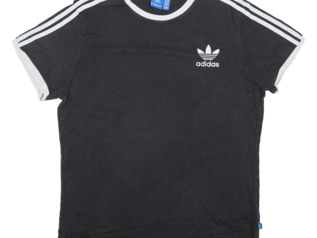 ADIDAS Womens T-Shirt Black UK 12 Cheap