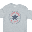 CONVERSE Womens T-Shirt Grey S Online