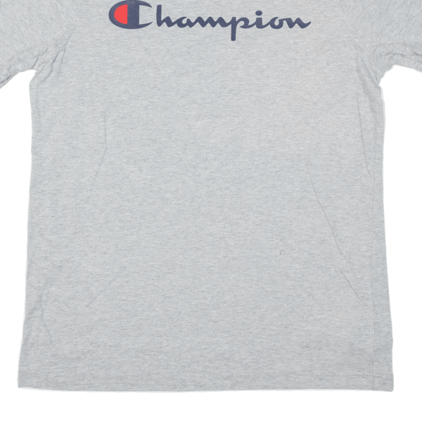 CHAMPION Mens T-Shirt Grey M Sale