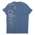 CALVIN KLEIN JEANS Womens T-Shirt Blue S Online Hot Sale