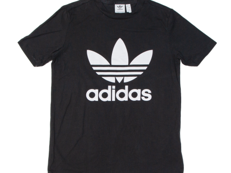 ADIDAS Womens T-Shirt Black UK 8 Hot on Sale