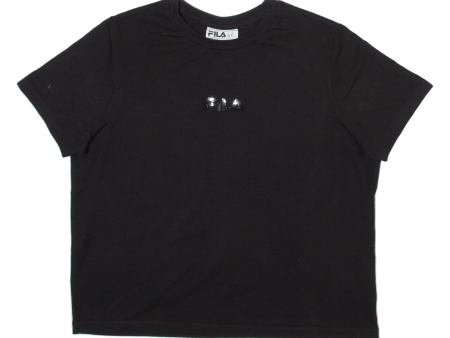 FILA Womens T-Shirt Black XL For Discount