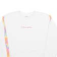 CHAMPION Womens Sweatshirt White L Cheap