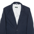 ZARA Man Mens Blazer Jacket Blue L Discount