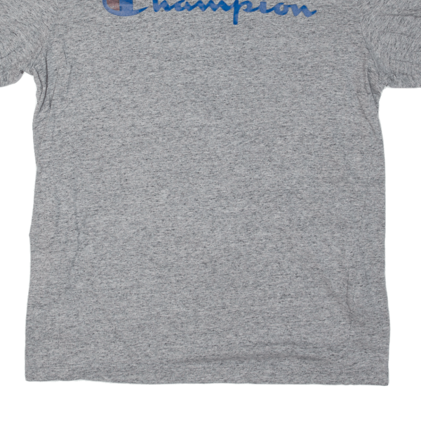 CHAMPION Mens T-Shirt Grey S on Sale