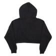 ADIDAS Crop Womens Black Hoodie UK 6 Online