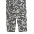 Camo Cargo Mens Trousers Grey Regular Straight W32 L27 Fashion