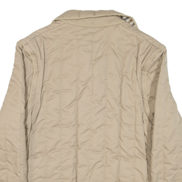 AQUASCUTUM Zip-off Womens Quilted Jacket Beige M Fashion