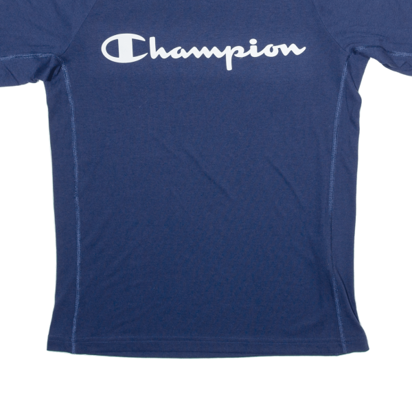 CHAMPION Mens T-Shirt Blue S Online now