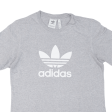 ADIDAS ORIGINALS Mens T-Shirt Grey M Hot on Sale