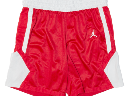 AIR JORDAN Boys Sports Shorts Red Loose M W28 For Sale