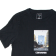 CONVERSE Mens T-Shirt Black S Online Sale