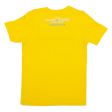 CANVAS Mens T-Shirt Yellow USA M Hot on Sale