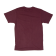 VANS Mens T-Shirt Maroon S Discount