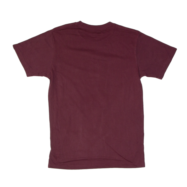 VANS Mens T-Shirt Maroon S Discount