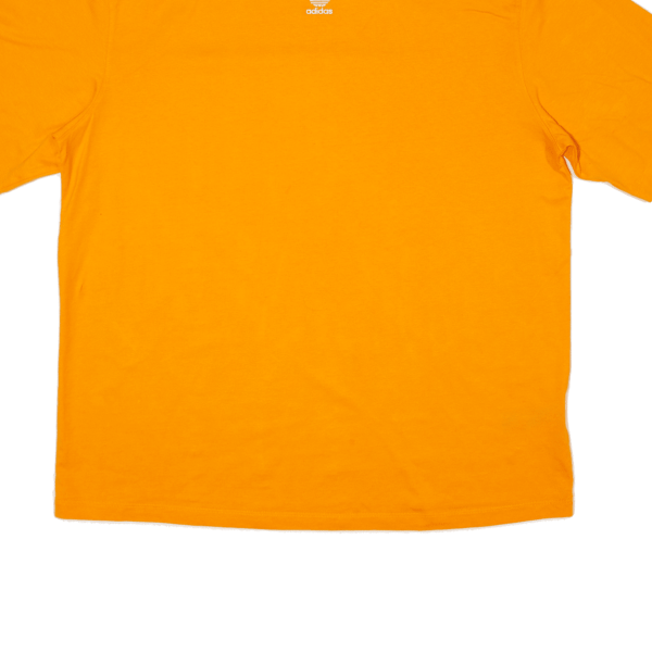 ADIDAS Womens T-Shirt Orange UK 12 on Sale