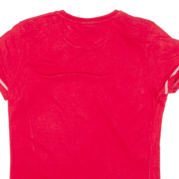 CHAMPION Girls T-Shirt Red L Discount