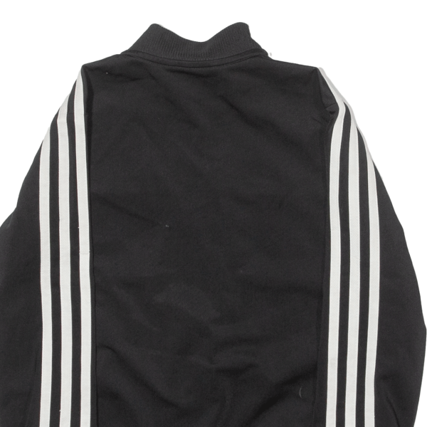 ADIDAS Boys Track Jacket Black Colourblock 9-10Y Online Hot Sale