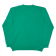 BASEFIELD Mens Jumper Green V-Neck Tight Knit L Hot on Sale