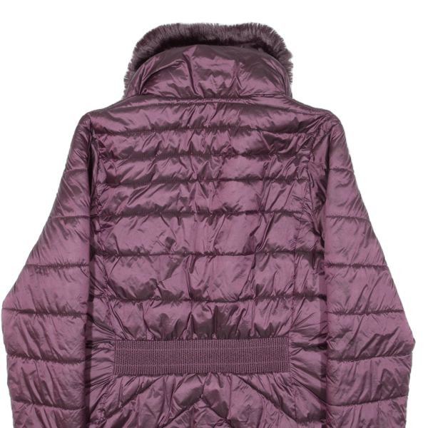 BARBOUR Shannon Quilt Insulated Womens Puffer Jacket Purple UK 10 For Discount