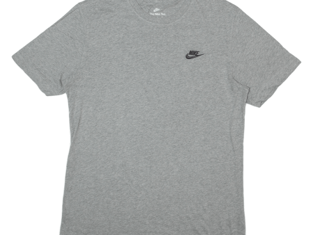 NIKE Mens T-Shirt Grey M Online now