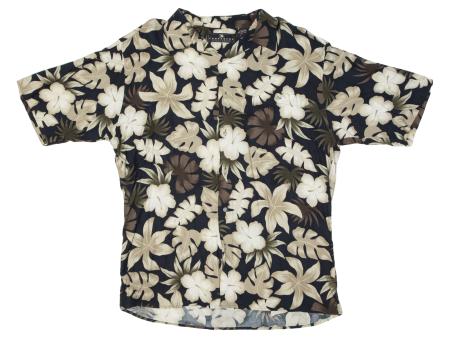 CONSENSUS SPORTSWEAR Mens Shirt Black Floral L For Cheap