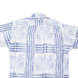 CAMAIEU Mens Shirt White Crazy Pattern M Online now