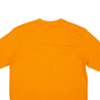 ADIDAS Womens T-Shirt Orange UK 12 on Sale