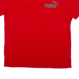 PUMA Mens T-Shirt Red L Online Sale