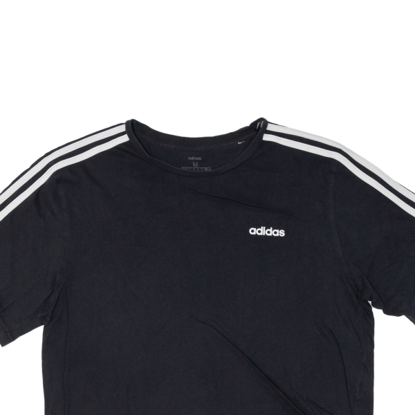 ADIDAS Cropped Womens T-Shirt Black M Fashion