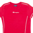 CHAMPION Girls T-Shirt Red L Discount