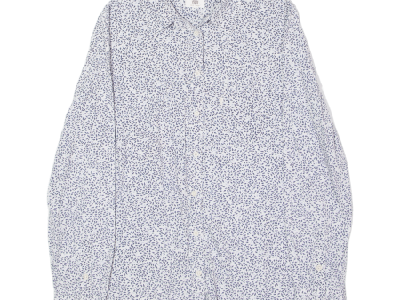 LEVI S Mens Shirt White Floral Long Sleeve M Online Sale