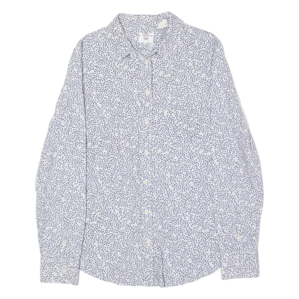 LEVI S Mens Shirt White Floral Long Sleeve M Online Sale