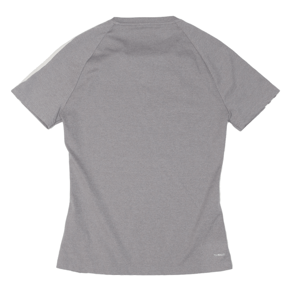 ADIDAS Sports Climalite Stretch Womens T-Shirt Grey XS For Cheap