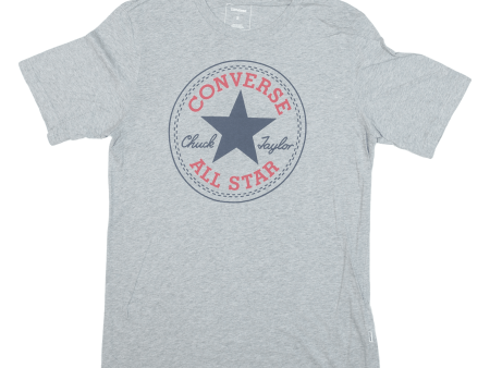 CONVERSE Womens T-Shirt Grey S Online