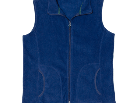 WOOLRICH Mens Fleece Gilet Blue M For Cheap