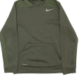 NIKE Therma Fit Mens Green Hoodie S Online Sale