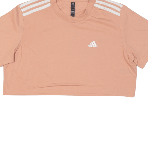 ADIDAS Cropped Prime Green Womens T-Shirt Pink S Online Hot Sale