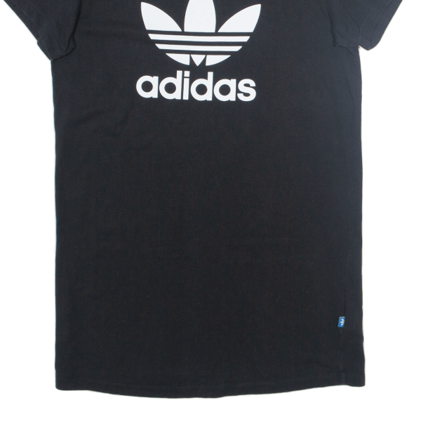 ADIDAS Oversized Womens T-Shirt Dress Blue Short Sleeve Knee Length UK 8 on Sale