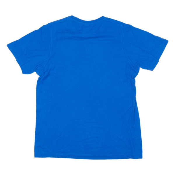 ADIDAS Mens T-Shirt Blue Crew Neck S Supply