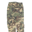 BLACKSQUAD Camo Cargo Jogger Mens Trousers Green Slim Tapered W26 L30 Online now