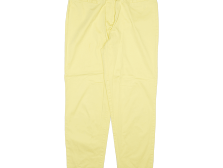 THE KOOPLES Womens Trousers Yellow Regular Tapered W30 L27 Online Hot Sale