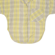 Womens Shirt Yellow Check L Hot on Sale