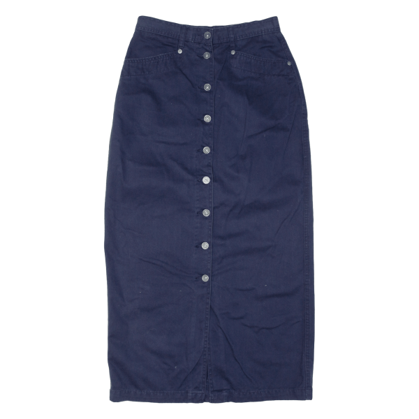 CHRISTOPHER & BANKS Womens Straight Skirt Blue Long S Online Hot Sale