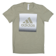 ADIDAS Mens T-Shirt Green S Online now