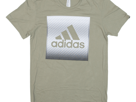 ADIDAS Mens T-Shirt Green S Online now